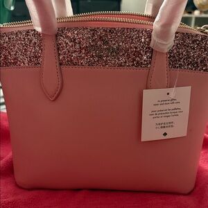 Kate Spade Pink Glitter Women's Bag(Small)